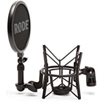Rode SM6 - Soporte de micrófono con filtro anti pop integrado- negro